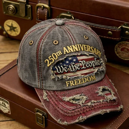 1776 HERITAGE™ Freedom 250 Patriot Cap Premium American – Embroidered USA 250th Anniversary Hat