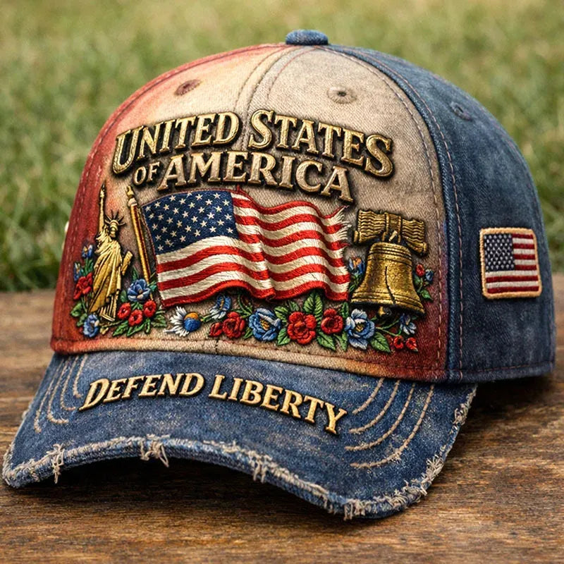 1776 HERITAGE™ Freedom 250 Patriot Cap Premium American – Embroidered USA 250th Anniversary Hat
