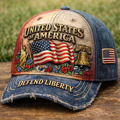 1776 HERITAGE™ Freedom 250 Patriot Cap Premium American – Embroidered USA 250th Anniversary Hat